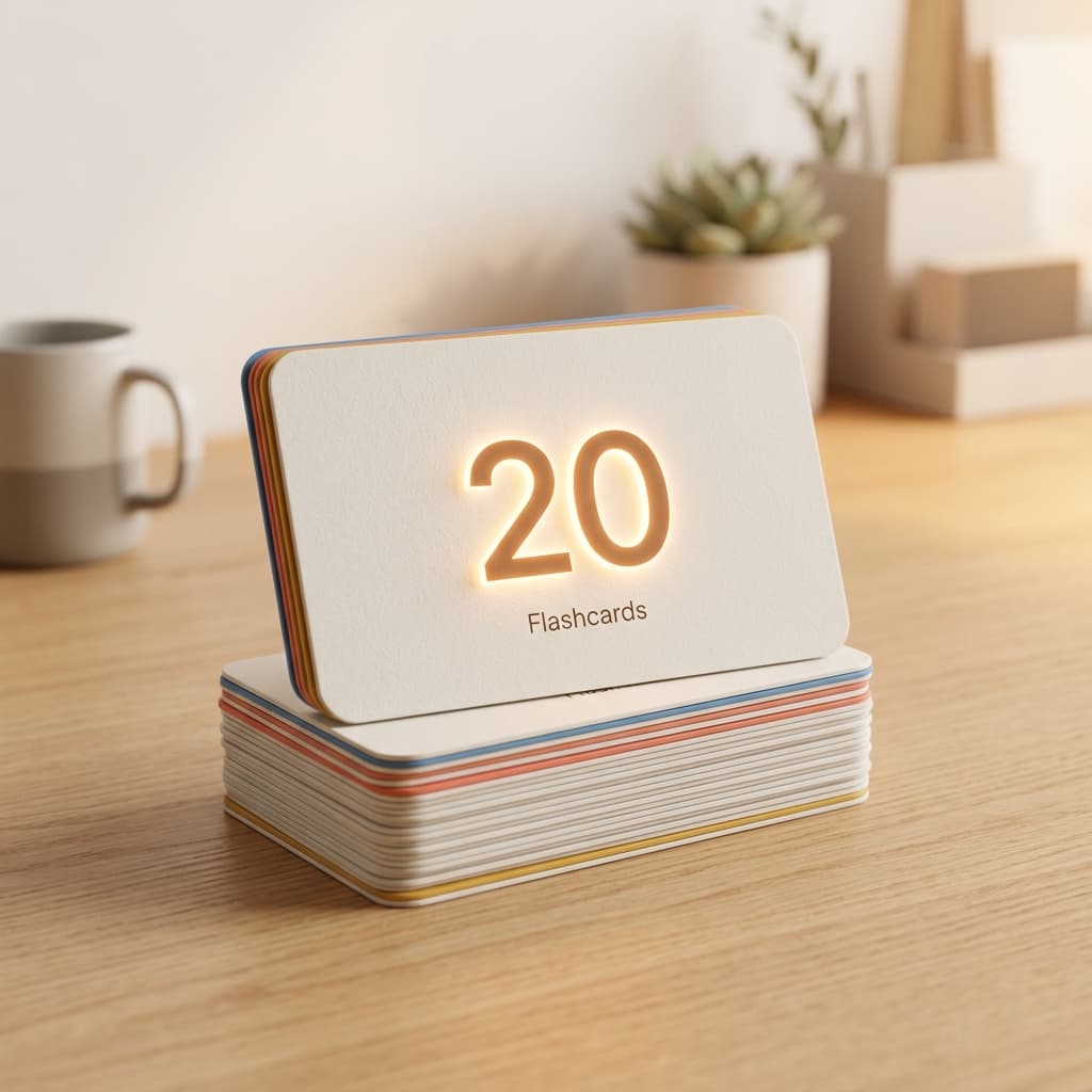 How Many Cards Should I Be Studying a Day? (Is 20 a Personal Preference or Set for a Reason?)